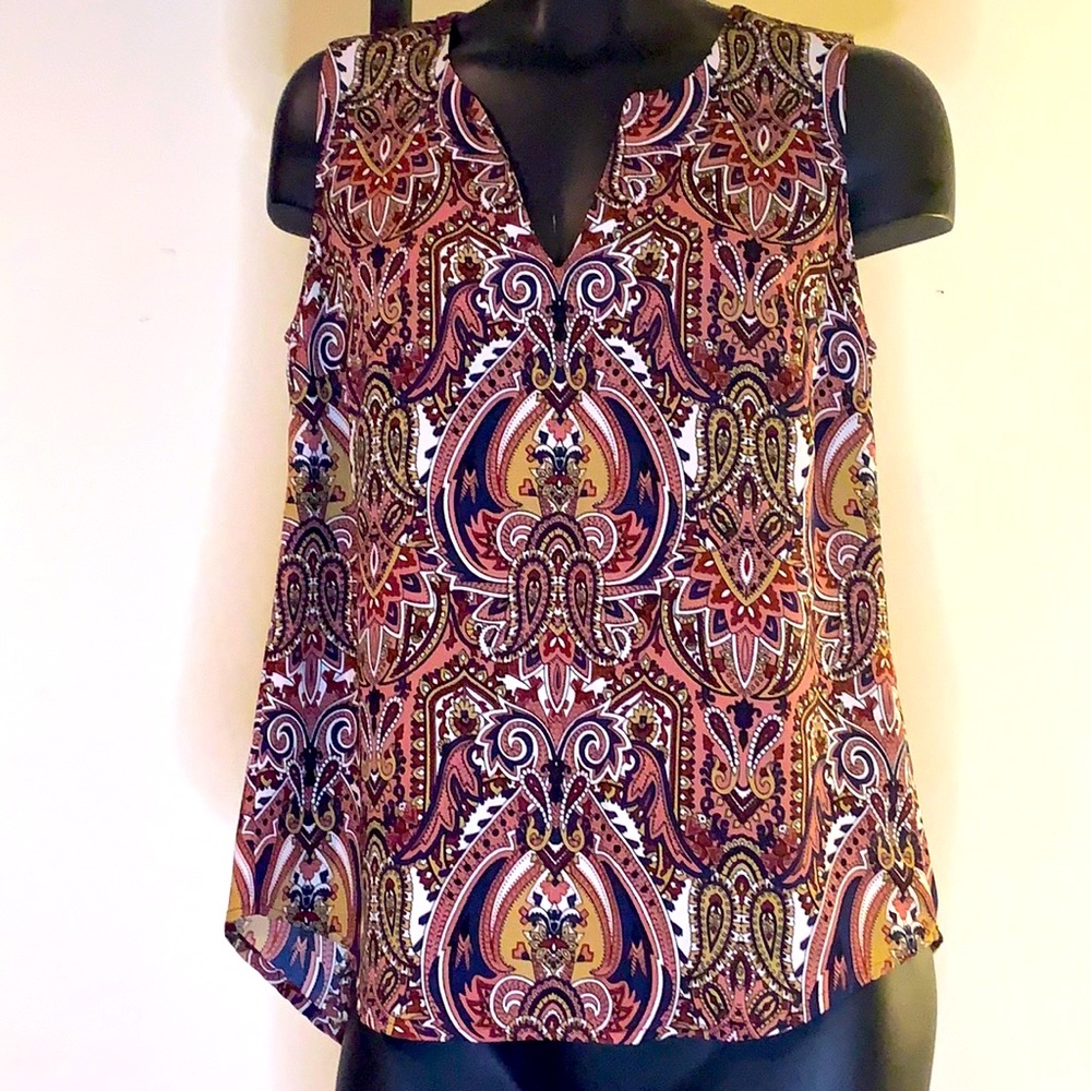 Women’s X-Small Renee C Jensine Split Neck Blouse